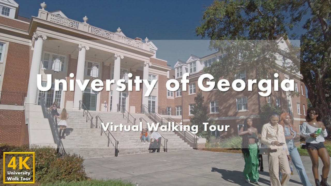 Университет Джорджии (University of Georgia) - Часть 2 - Виртуальная прогулка [4k 60fps]