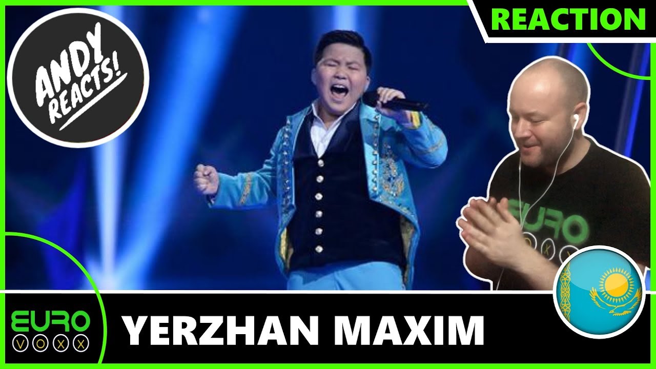 KAZAKHSTAN: Yerzhan Maxim - 'Armanyńnan Qalma' JUNIOR EUROVISION REACTION! | ANDY REACTS!