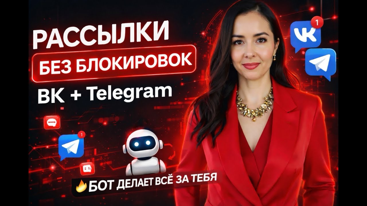 Как я делаю РАССЫЛКИ БЕЗ БЛОКИРОВОК в ВК и Telegram в этом боте #рекрутингбезспама #рекрутинг 