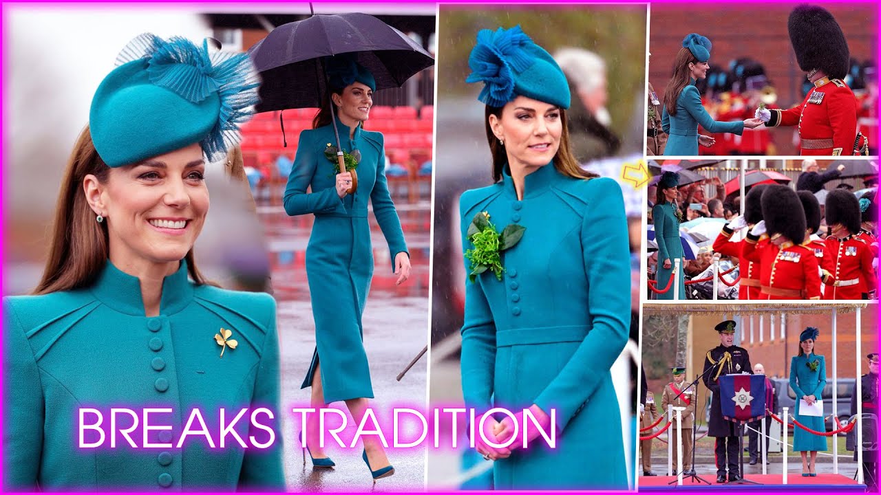 Princess Catherine Breaks Style Tradition As She Debut Irish Guard As A Colonel