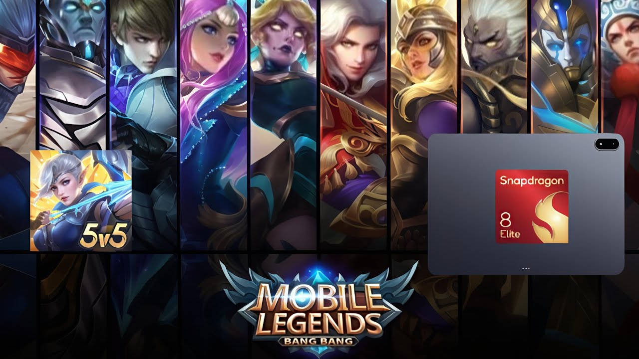 Trying Mobile Legends | 120FPS | Snapdragon 8 Elite | Oneplus pad 3 🔥