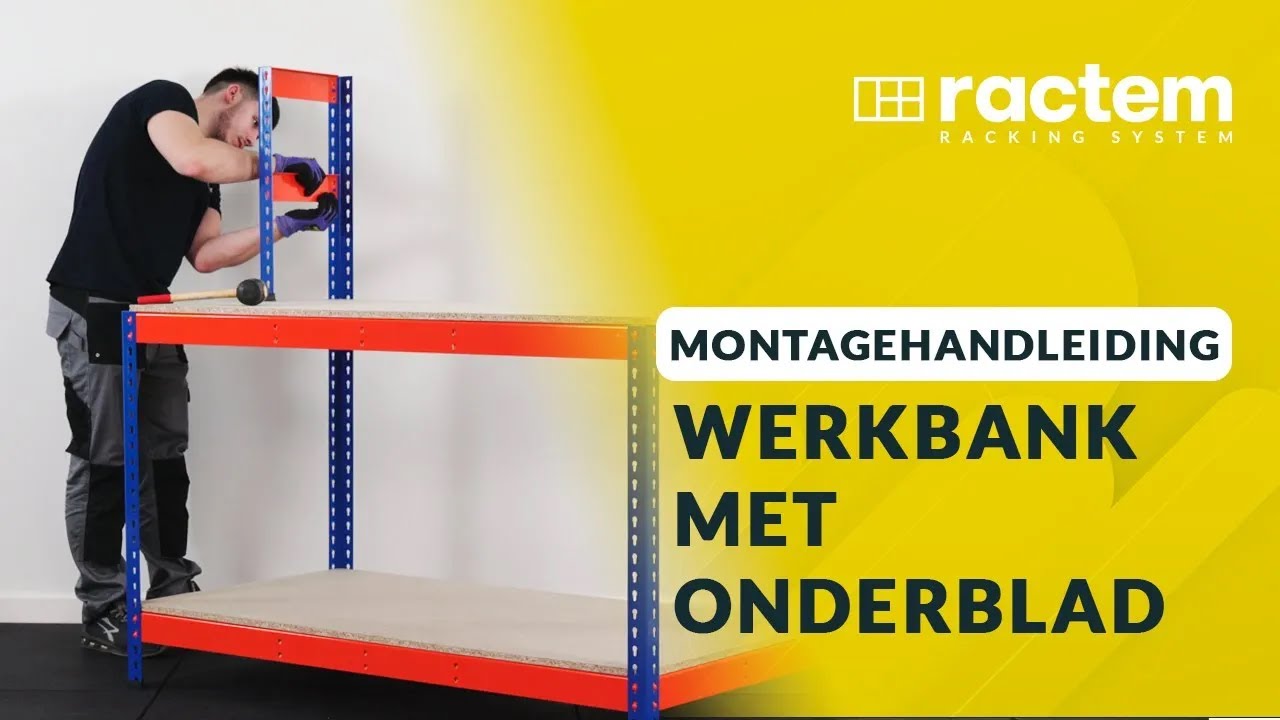 Montage-instructies Werkbank met Bovenvakken en Onderblad