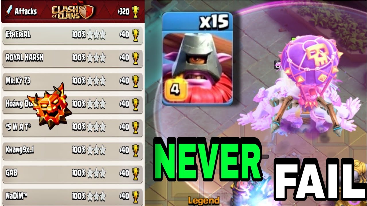 Life Gem with Throwers + Totem Spell Spam Is Unstoppable! | Clash of Clans | Army Link 👇