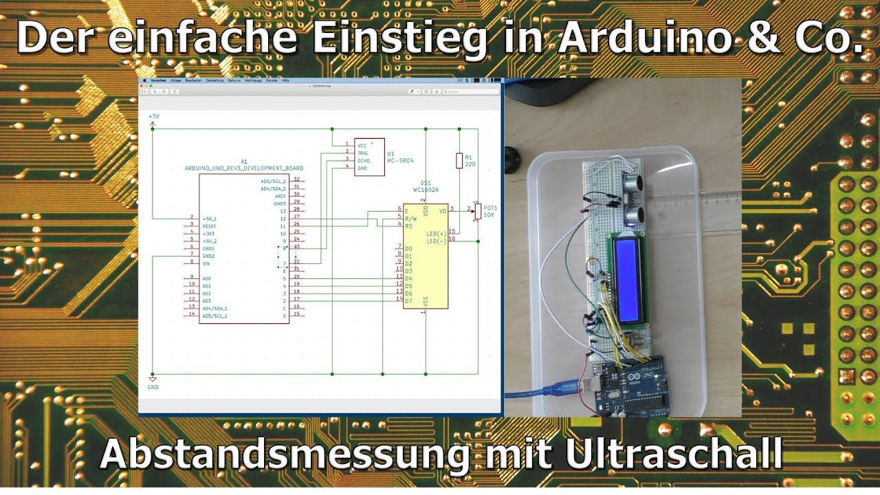 Der einfache Einstieg in Arduino & Co. 16: Abstandsmessung mit Ultraschall