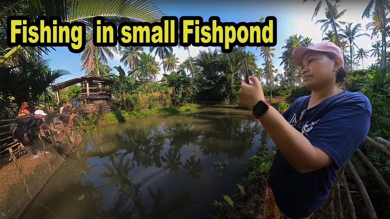 Namingwit kmi sa Fishpond sa Bukid, May nakuha kaya si Syrian ng Isda?#philippines #vlog