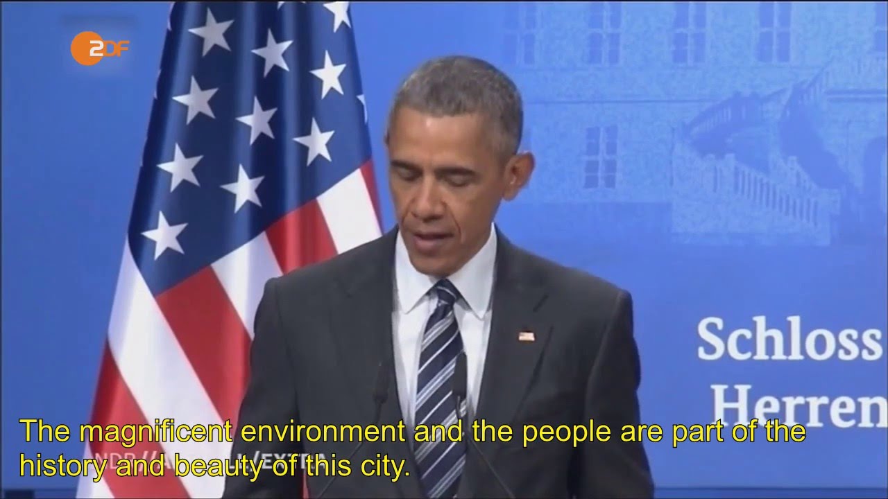 [English subtitles] Heute Show: Obama visits Germany, Birte Schneider. 4/29/2016
