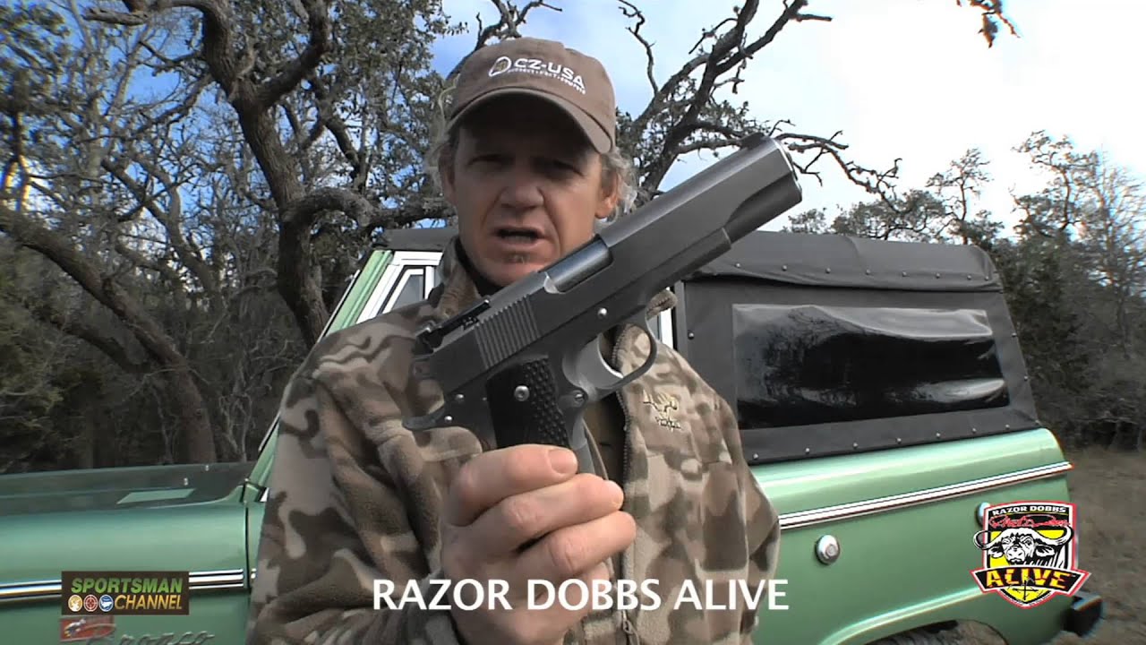 Razor Dobbs 10mm auto handgun show and tell whitetail hunt