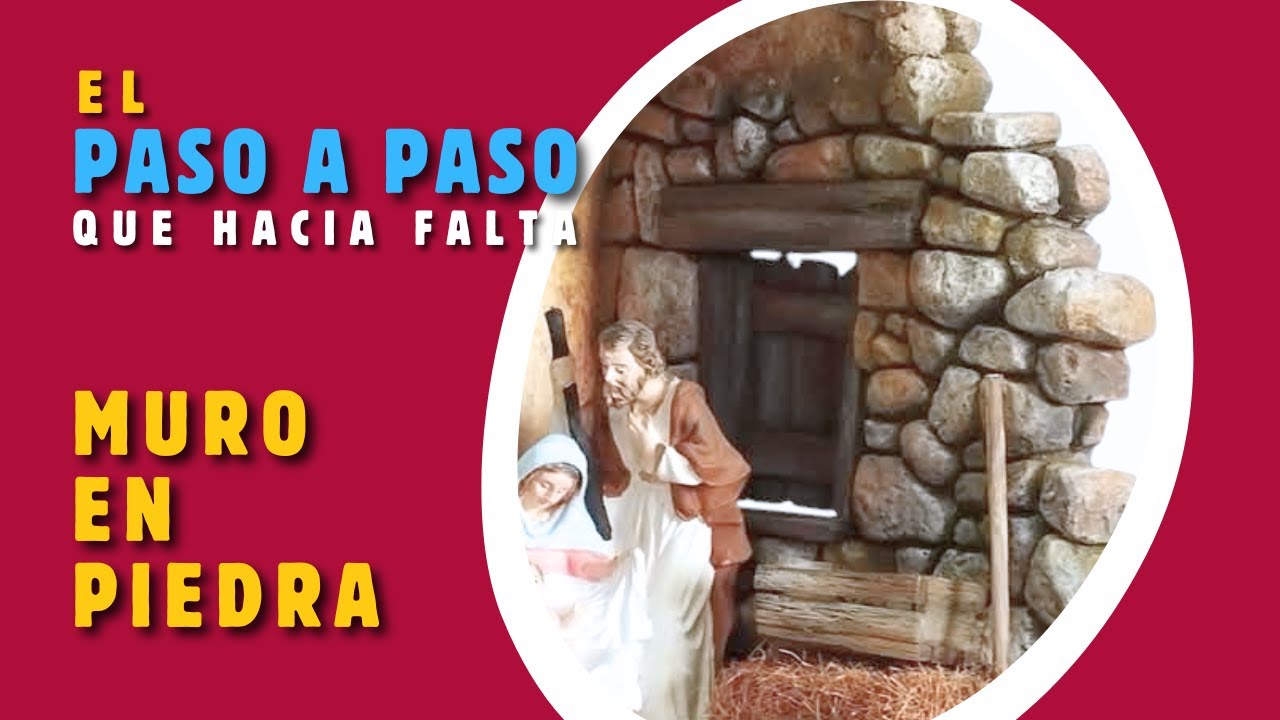 Como hacer [𝗠𝗨𝗥𝗢 𝗗𝗘 𝗣𝗜𝗘𝗗𝗥𝗔] para pesebres belenes dioramas maquetas