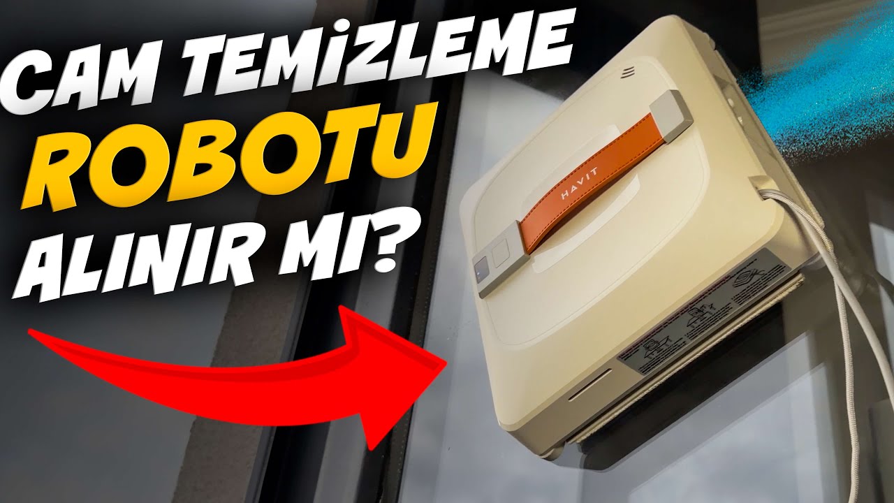 Cam Temizleme Robotunu kirli camda denedim! Havit HCR107 Pro Akıllı Cam Temizleme Robotu!