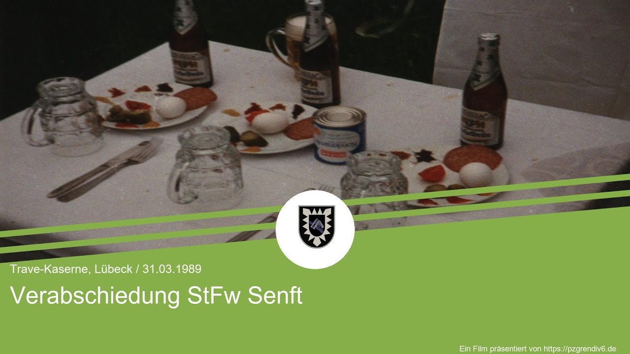 PzPiKp 180 - Verabschiedung StFw Senft (31.03.1989)