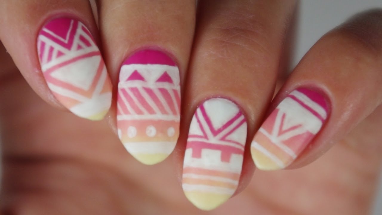 NAIL ART : AZTÈQUE♡