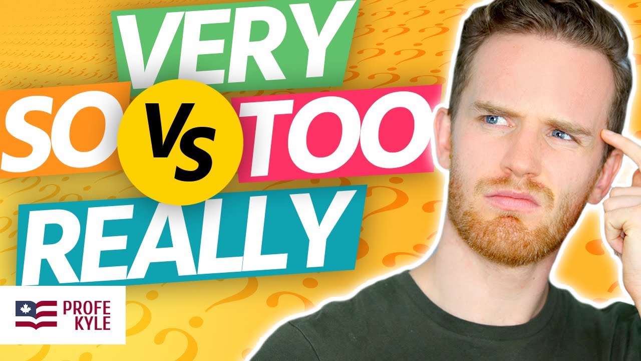 REALLY vs SO vs TOO 🤯 (La Diferencia Entre Los Intensificadores de Inglés) | Profe Kyle