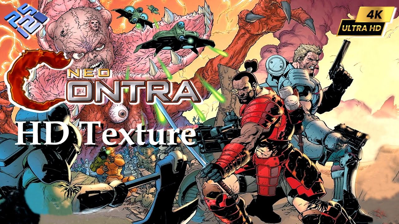 Neo Contra ~HD Texture  4K 60FPS | PCSX2 1.7.4480 QT | PS2 PC HD Gameplay