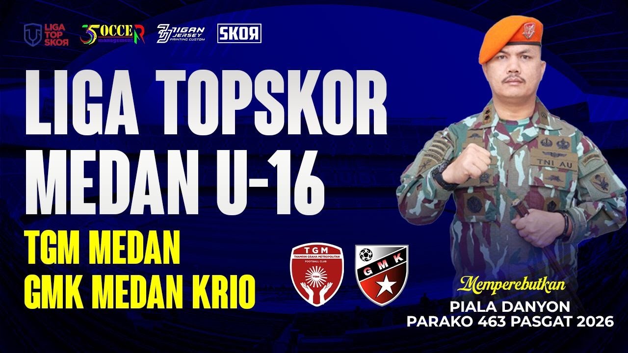 Liga Top Skor Medan U-16 : TGM MEDAN vs GENERASI MEDAN KRIO