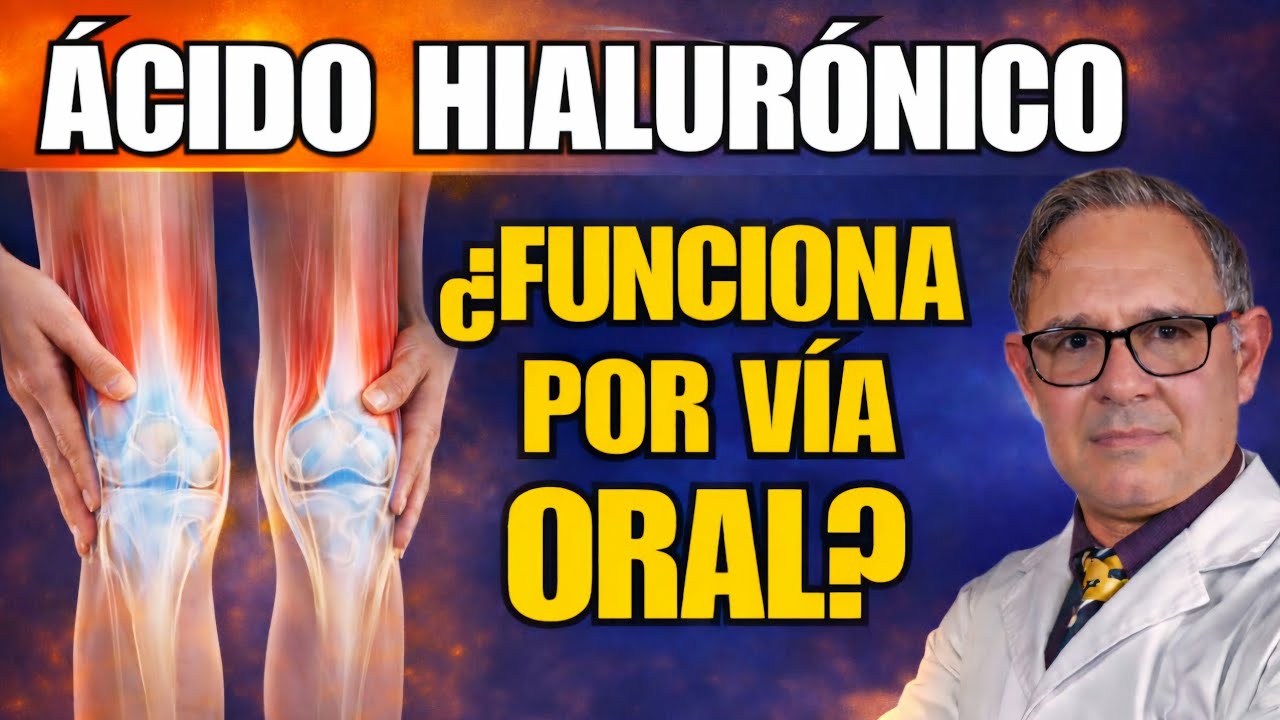 ÁCIDO HIALURÓNICO oral para las articulaciones: ¿puede SUSTITUIR a las INFILTRACIONES?