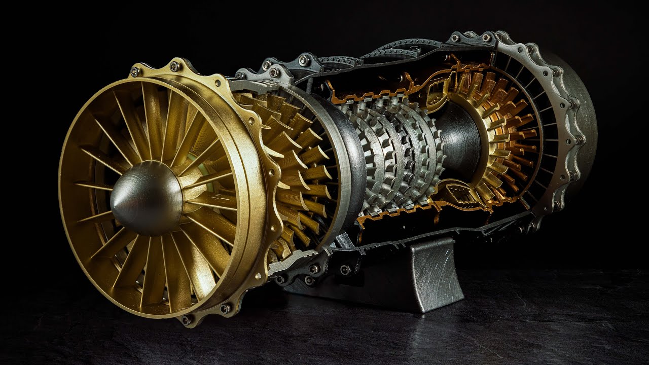 Building a 1/20 Military Turbofan Engine!