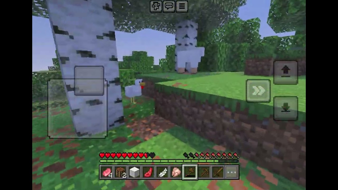 First Minecraft World, me locking in (I messed up).