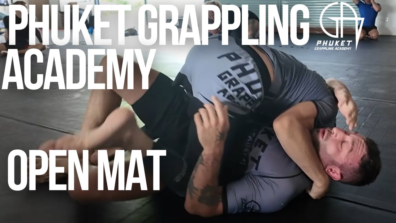 Phuket Grappling Academy - Open Mat feat. Jiu Jitsu legend Paulo Miyao - 12/08