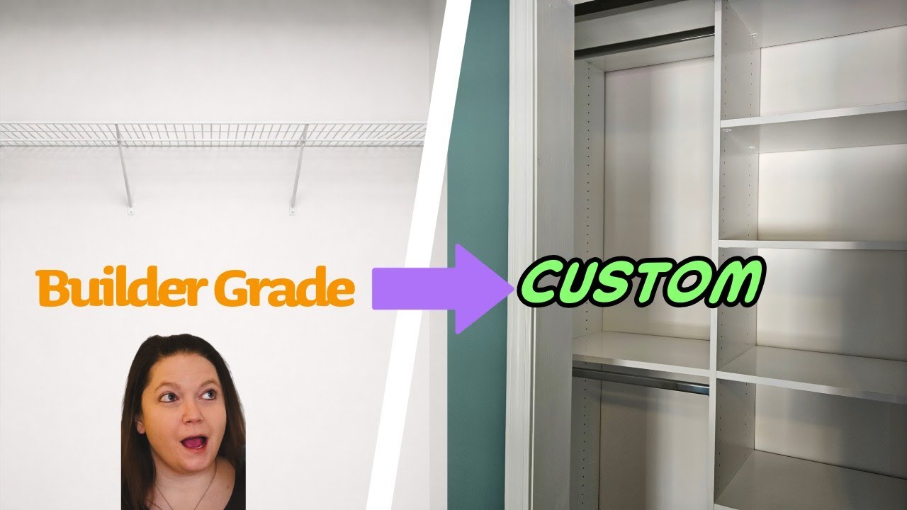 I Replaced Builder-Grade Wire Shelving with a DIY Custom Closet System
