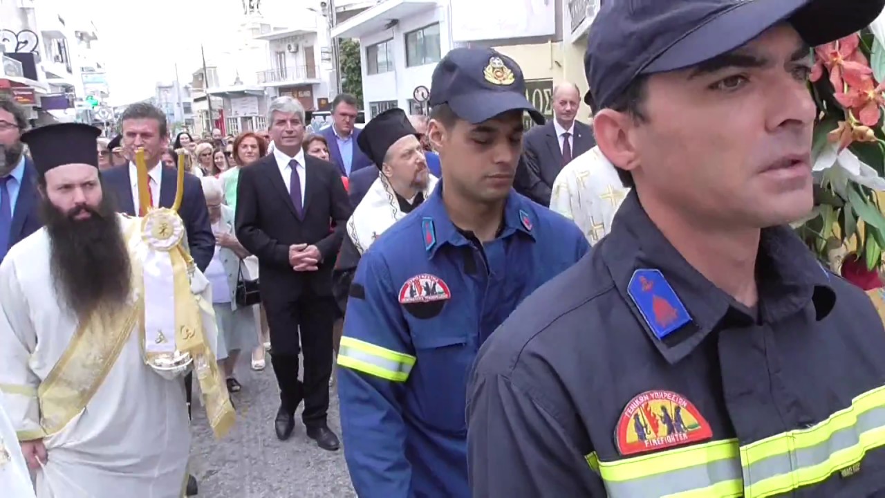 ΚΟΡΩΠΙ 17-5-2018:Περιφορά Εικόνας Ιερού Ναού Αναλήψεως Κυρίου