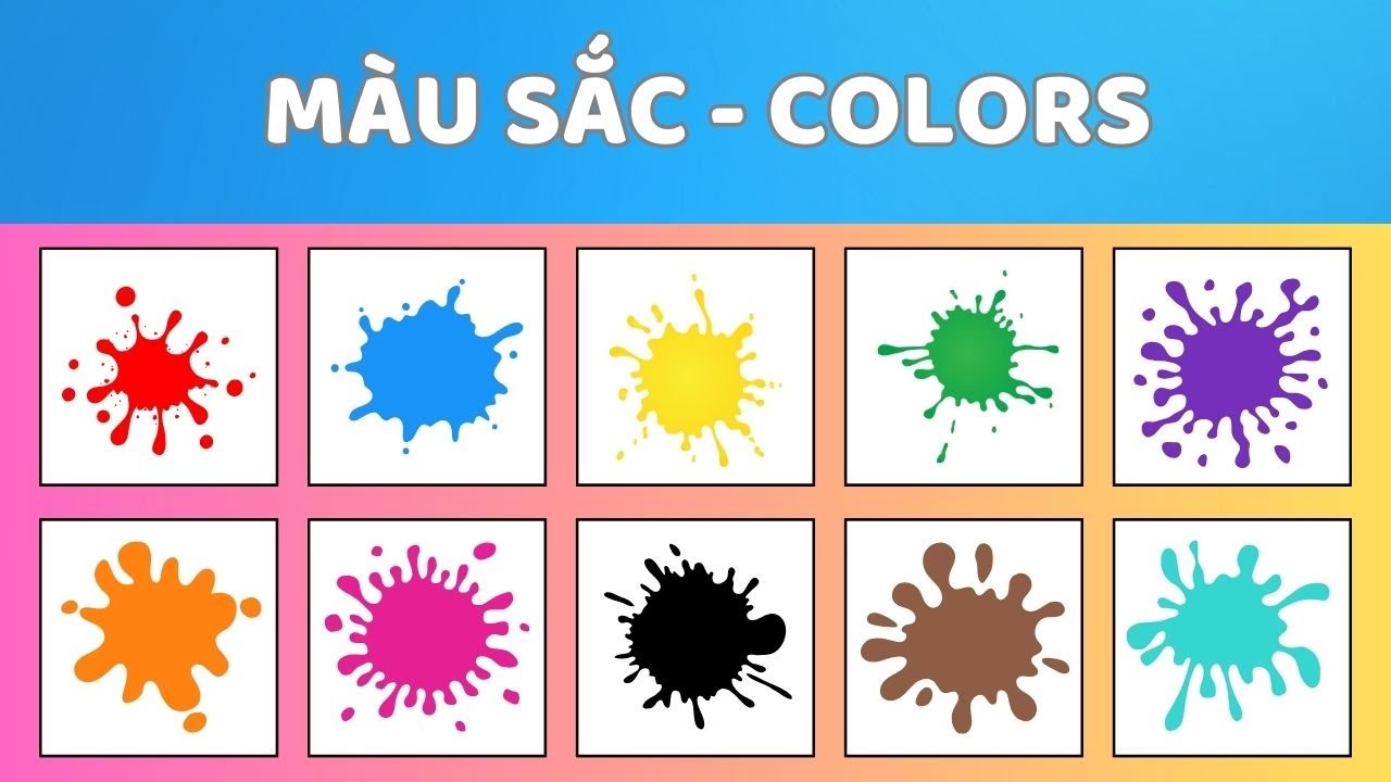 🎨🌈 Học Màu Sắc Tiếng Anh Cho Bé | Learn Colors in English for Kids | Oh Vui Kids