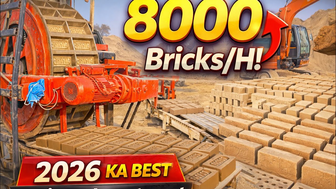 Automatic standby clay bricks machine // mitti se bricks banane wali machine #sbm180 ##snpcmachine