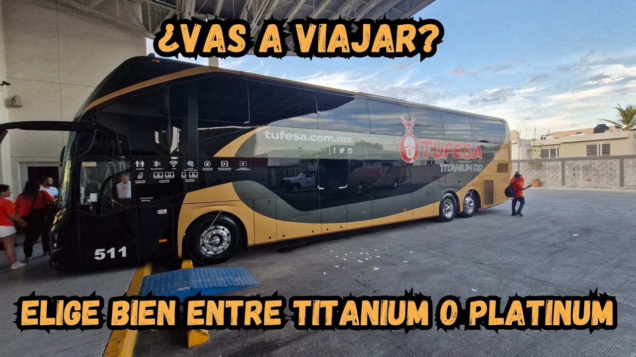 Así es viajar en los autobuses de TUFESA Titanium en el servicio PLATINUM | Experiencia de Viaje.