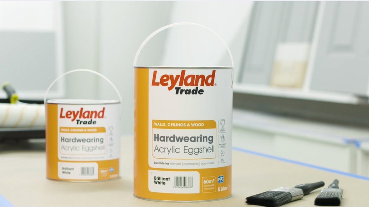 Leyland Trade: Hardwearing Acrylic Eggshell