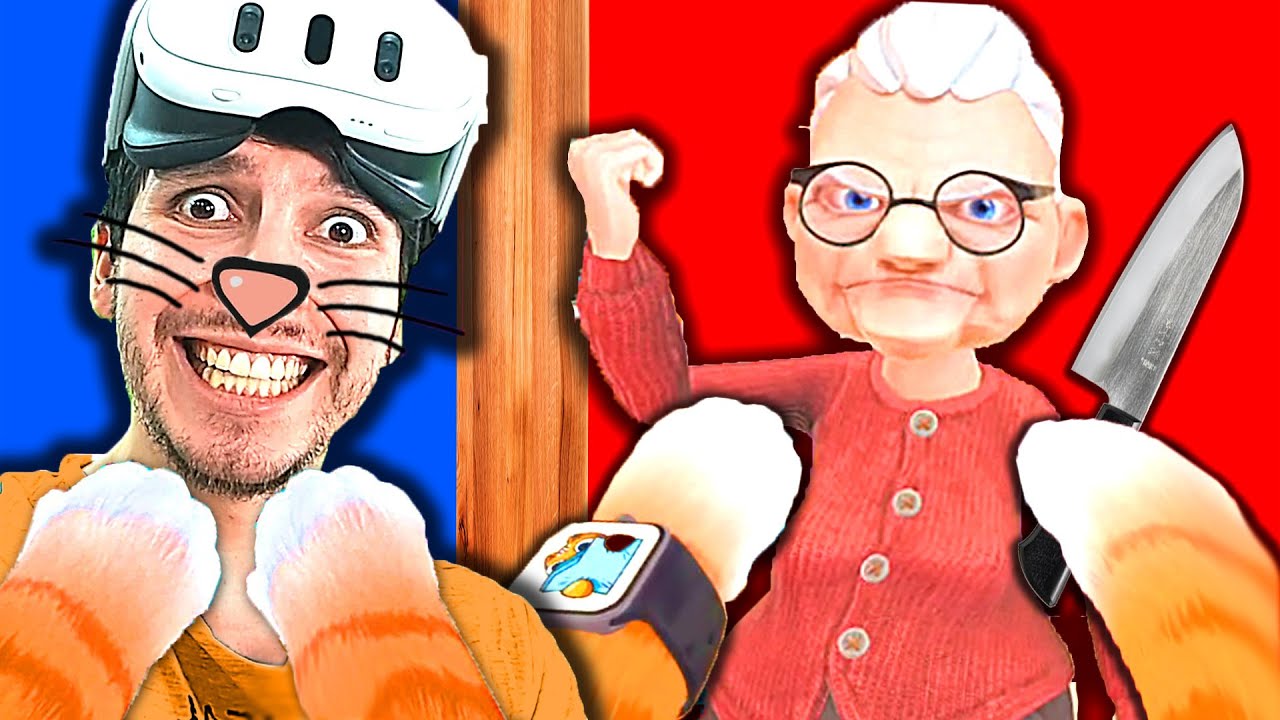 SOY un GATO en REALIDAD VIRTUAL y HAGO BROMAS a LA ABUELA - I Am Cat VR