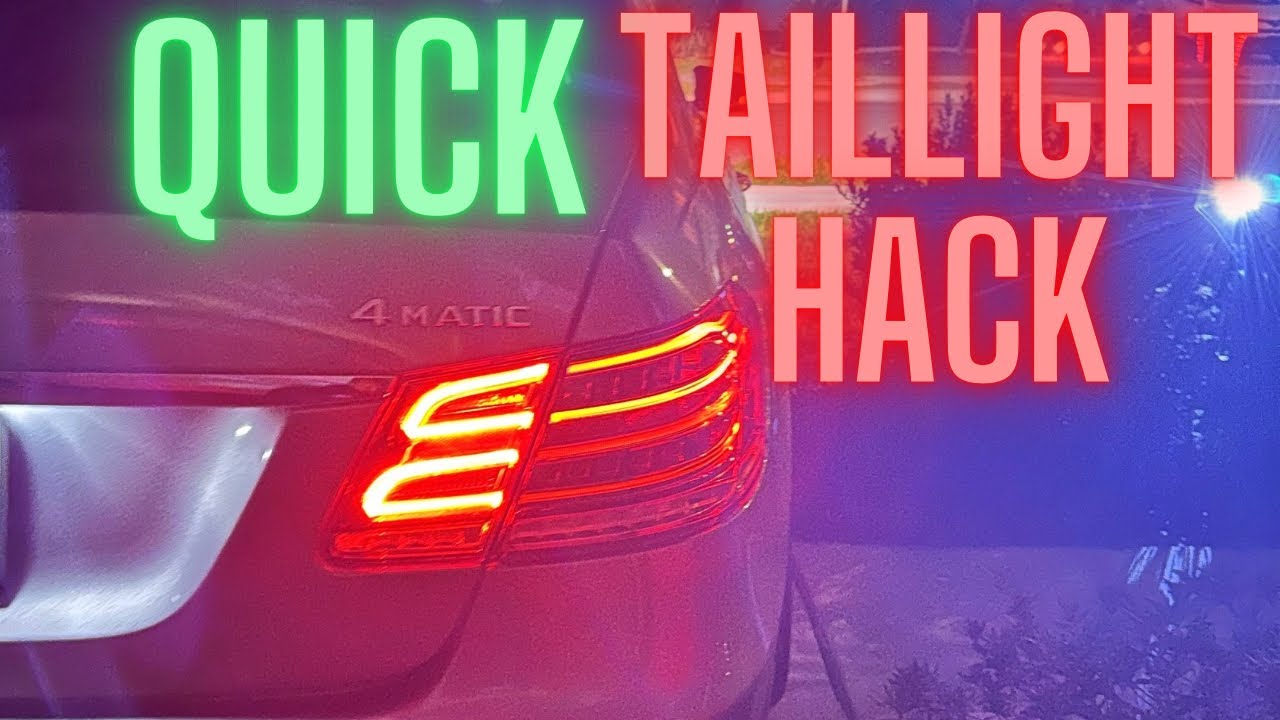 Как отремонтировать перегоревший задний фонарь на Mercedes Benz E-класса W212 (самостоятельный ре...