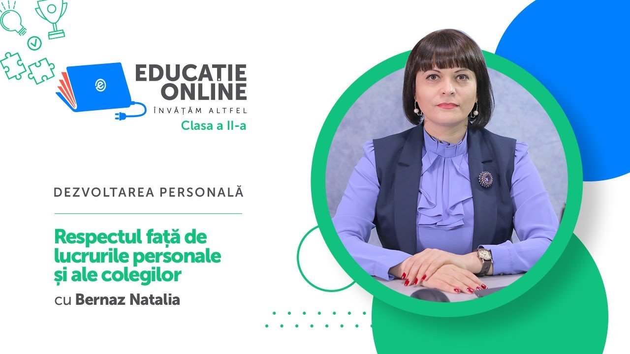 Dezvoltarea personală, Clasa a II-a, Respectul față de lucrurile personale și ale colegilor