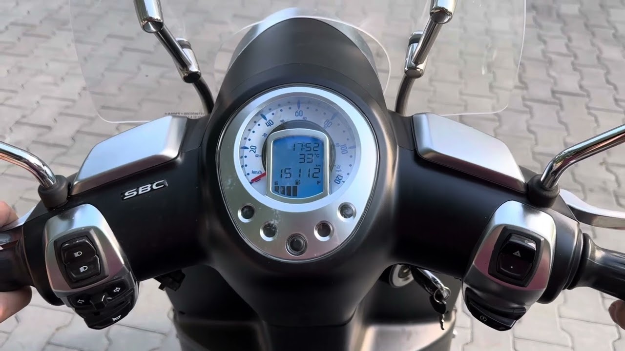 Peugeot Django 125 - rozruch i praca silnika