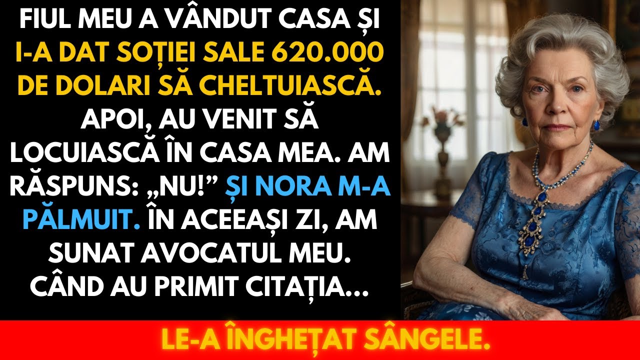 Fiul Meu A Vândut Casa Și I-a Dat 620.000 $ Norei Mele. Apoi, Au Vrut Să Se Mute La Mine