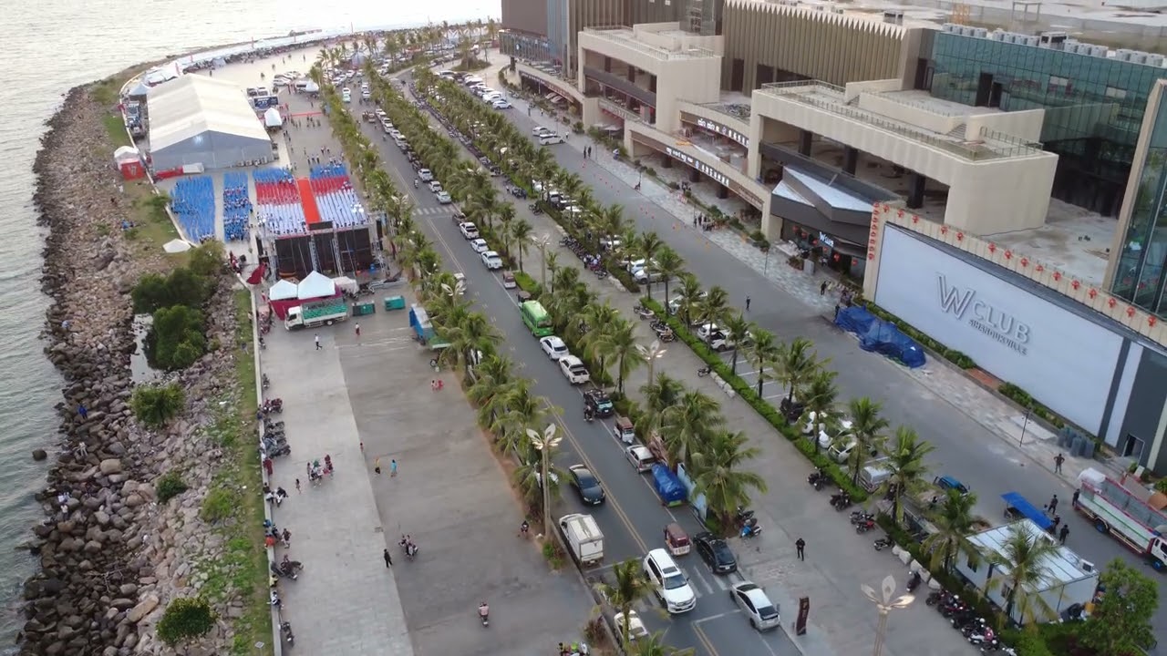 Sihanoukville drone view