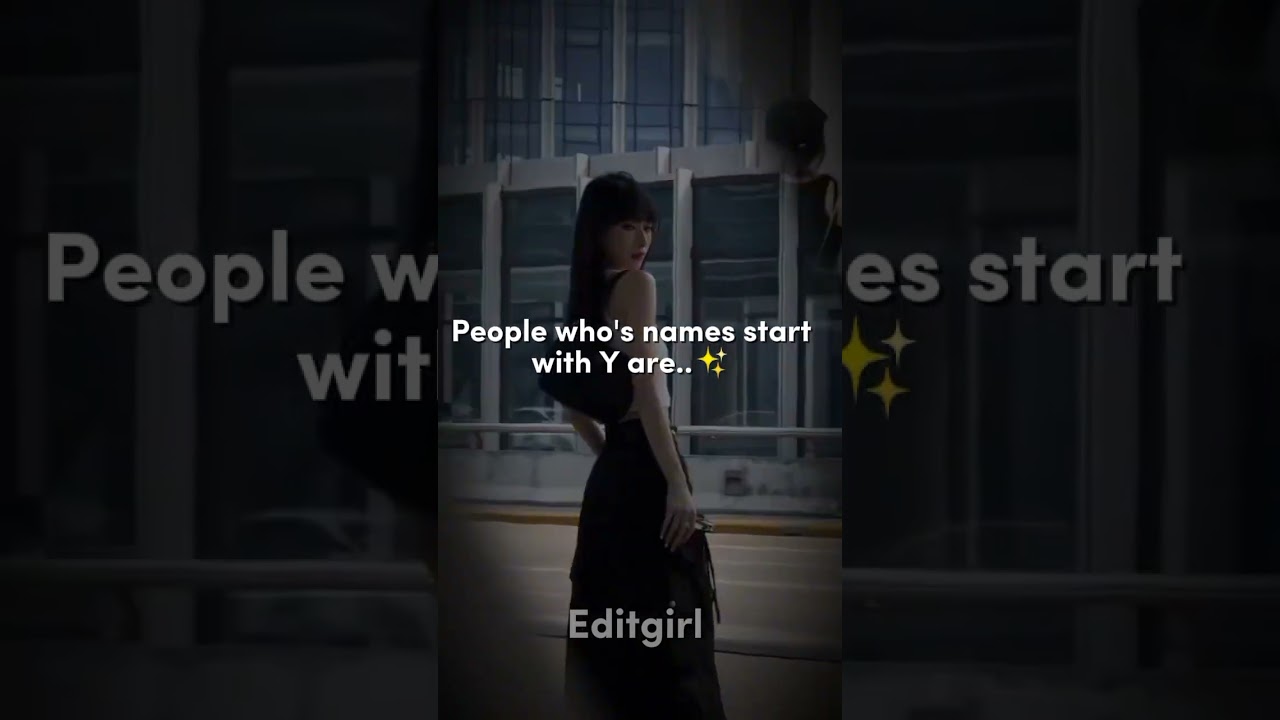 People whose name starts with the letter Y are..........