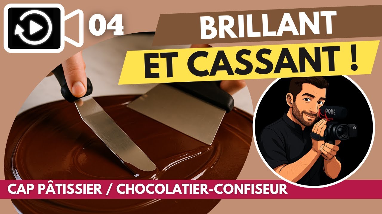 Comment tempérer le chocolat à la maison / CAP Chocolatier / Pâtissier