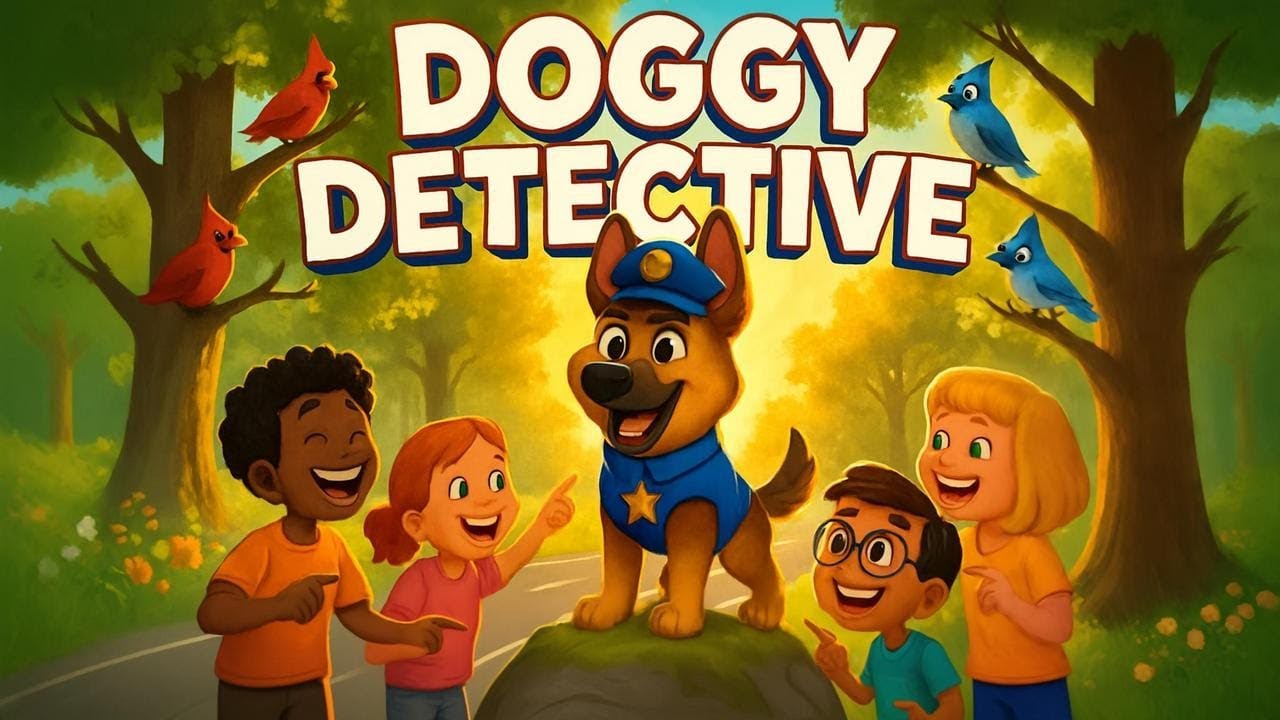 Doggy Detective 🕵️‍♂️ | Fun Puppy Song for Kids | Sing Along!