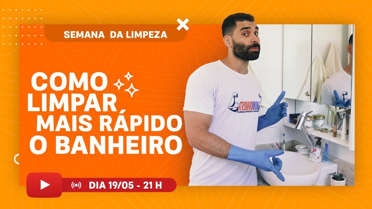 Como Limpar o BANHEIRO mais RÁPIDO