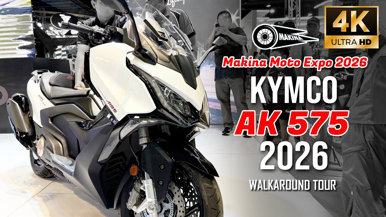 Kymco AK575 2026 | Makina Moto Expo Walkaround Tour [4K]