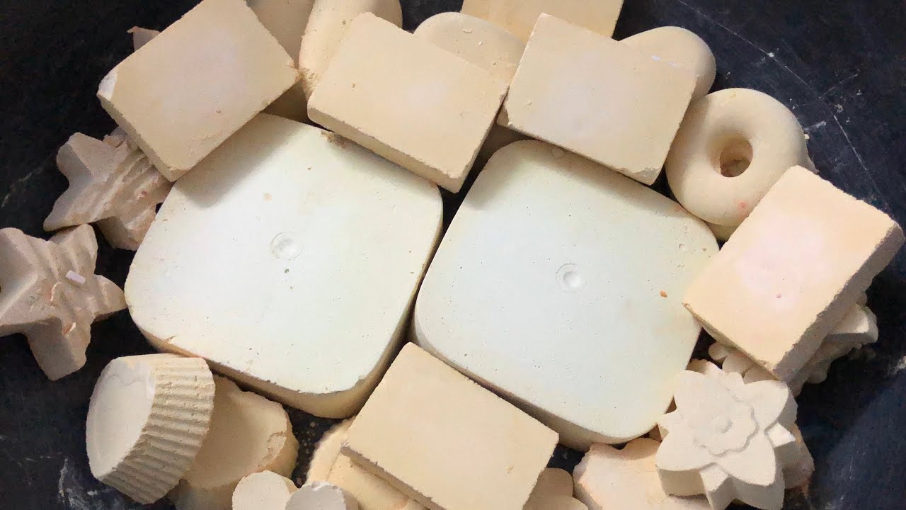Beige color gym chalk  reforms||oddly satisfying video