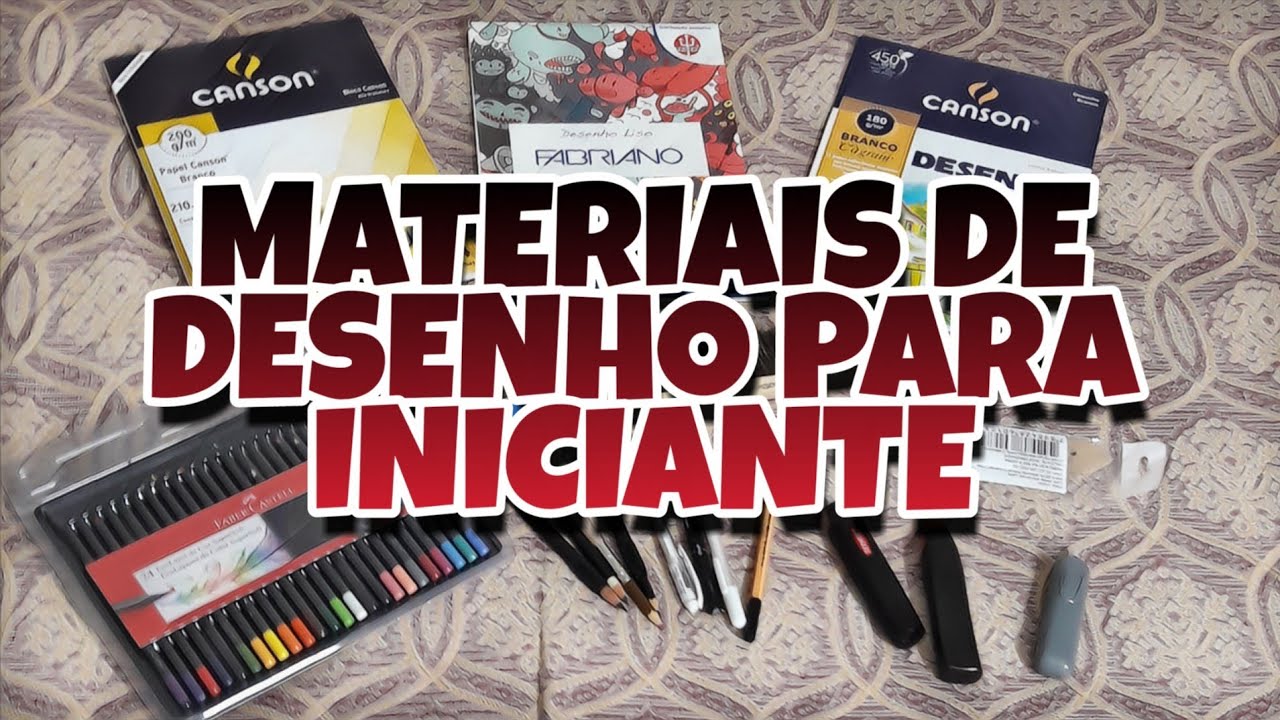 MATERIAIS DE DESENHO PARA INICIANTES - Profissionais e Baratos