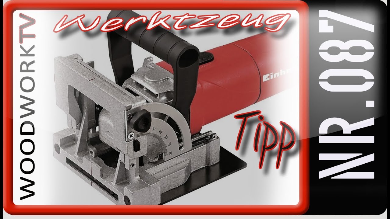 Einhell Flachdübelfräse Modifizieren