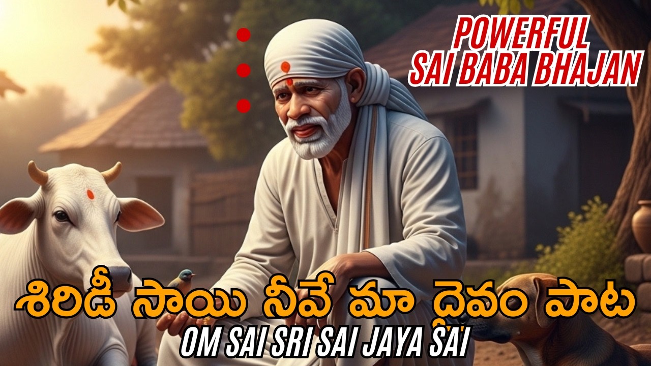 🌸 శిరిడీ సాయి నీవే మా దైవం 🙏 Powerful Sai Baba Devotional Song | Shirdi Sai Baba Telugu Bhakti Song