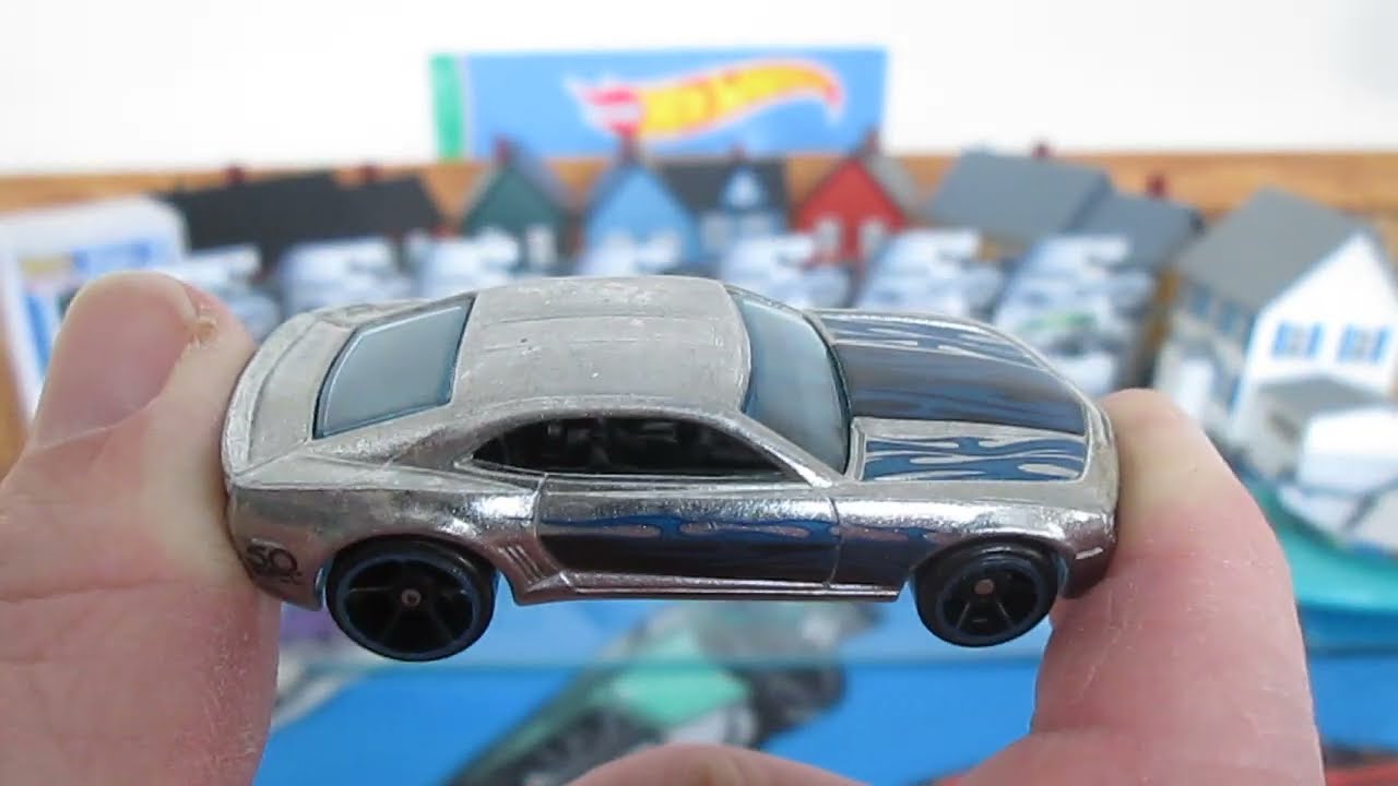 Chevy Camaro Concept - Hot Wheels ZAMAC 2/8 - Toy Diecast Muscle Car Unboxing Review Chevy Chevrolet