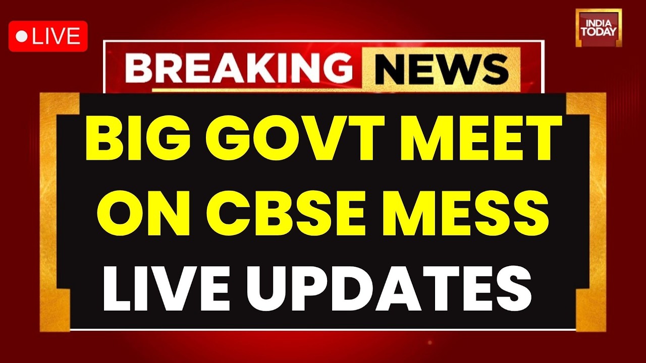 LIVE: Education Ministry Launches Probe Into CBSE OSM Controversy, Seeks COEMPT Report | India Today