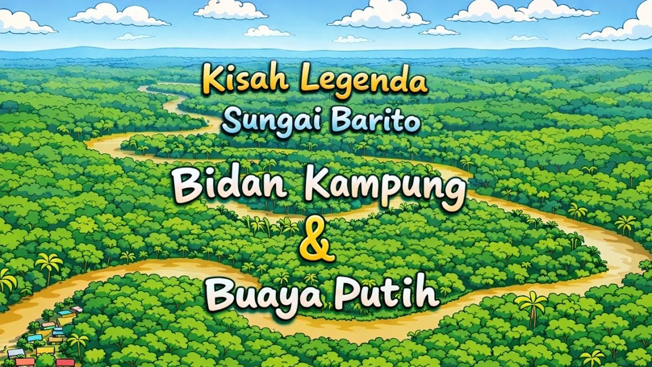 Legenda sungai barito, bidan kampung dan buaya putih