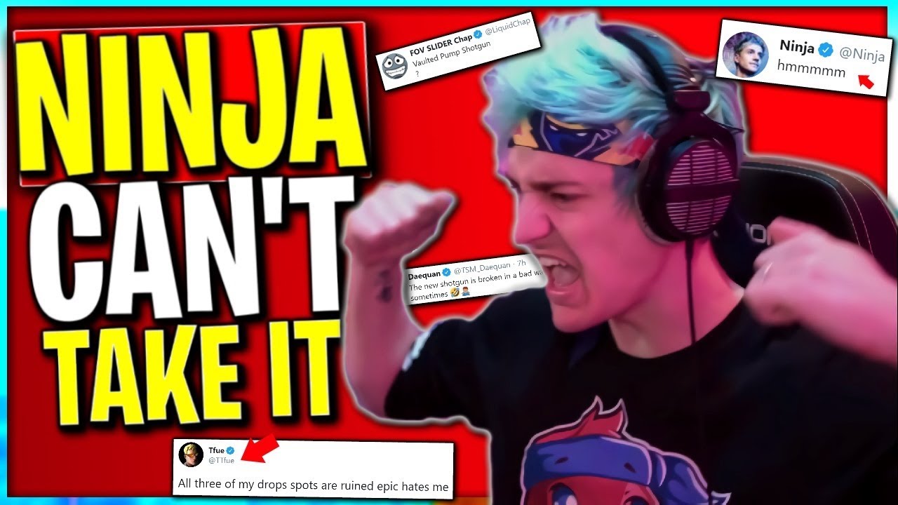 Ninja Goes Off on the Fortnite Community.. Yikes, is He Right?