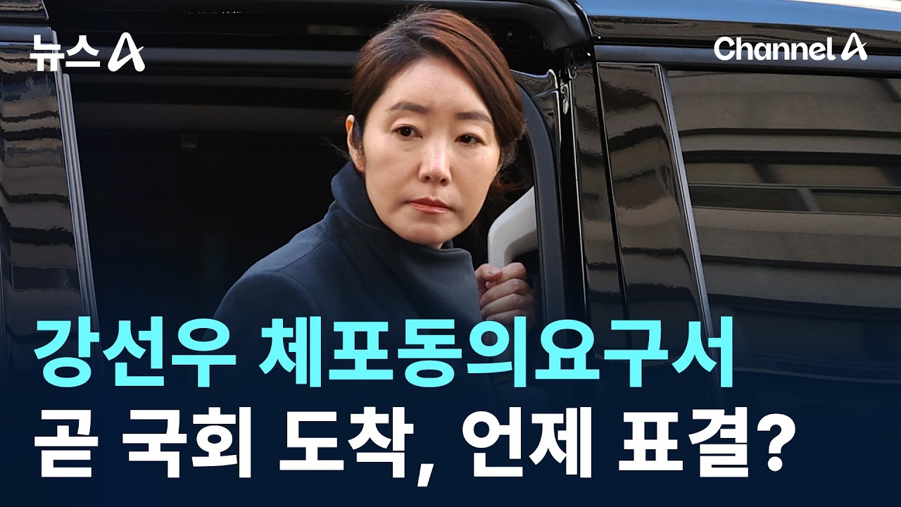강선우 체포동의요구서 곧 국회 도착…언제 표결? / 채널A / 뉴스A
