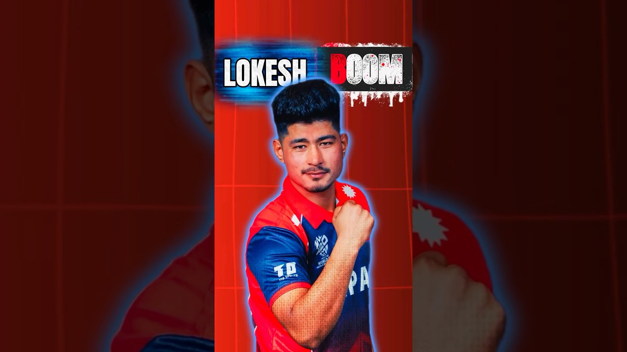 Lokesh Bam 🔥 Nepal’s rising wicketkeeper batter 🇳🇵🏏