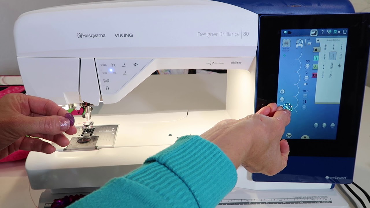 Husqvarna Viking Brilliance 80 51 Sequin Stitches